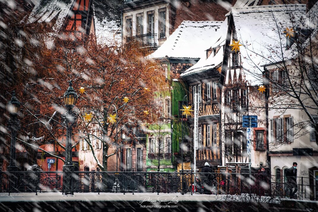 Photo de Strasbourg sous la neige