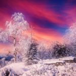 Ciel coloré dans les Vosges
