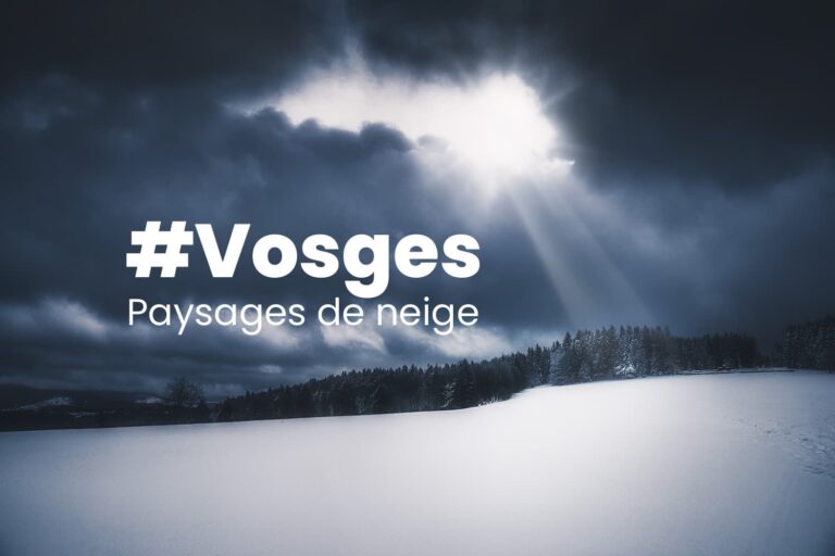 Paysages de neige dans les Vosges