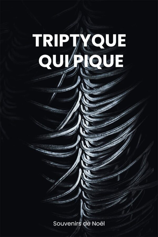 Triptyque-de-pins Triptyque de branches de sapin