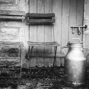 At the farm Pot à lait