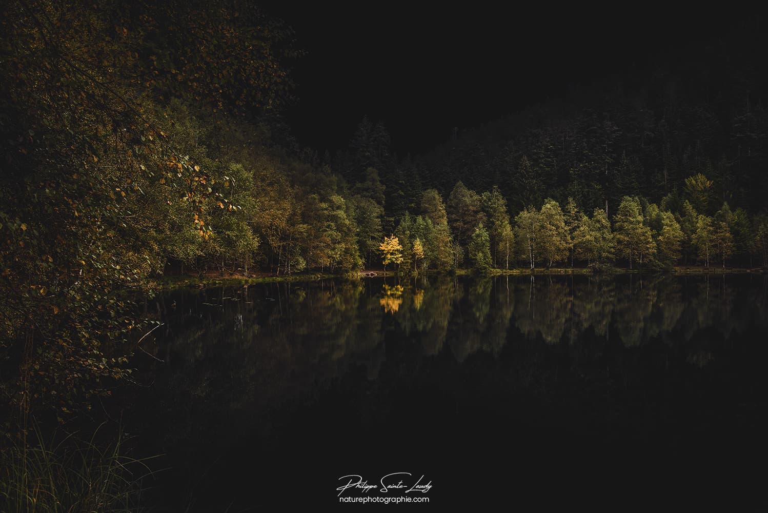 Lac de la Maix dans les Vosges