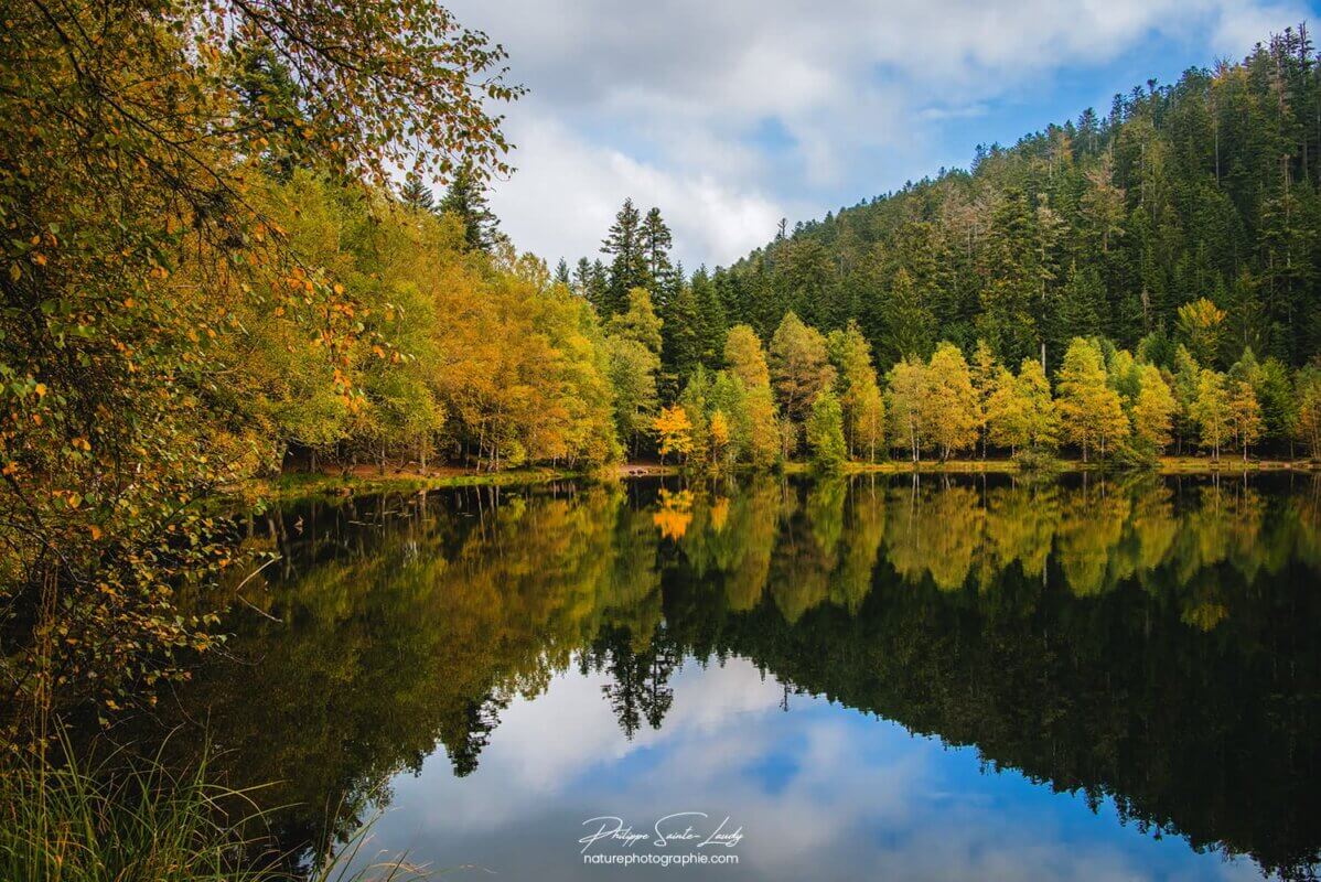 Le reflet du lac de la Maix