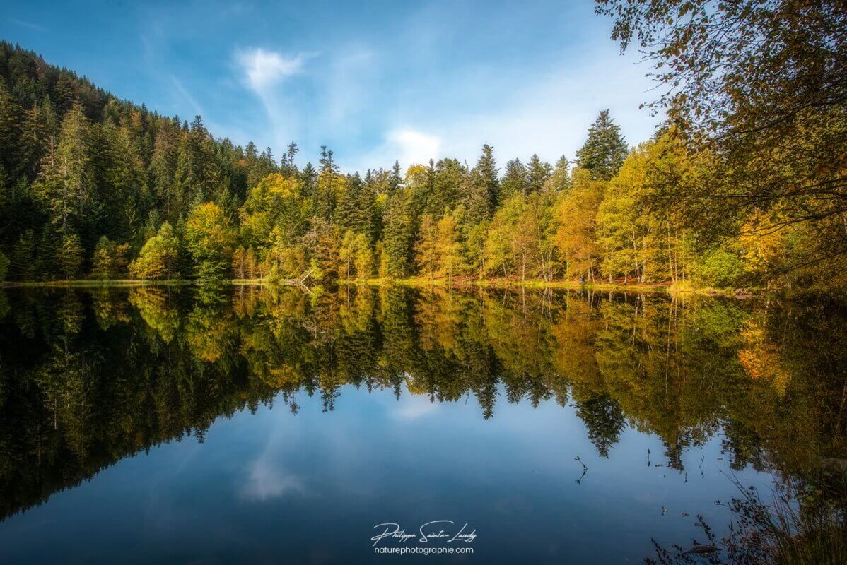 Vue sur le lac de la Maix