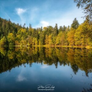 Vue sur le lac de la Maix