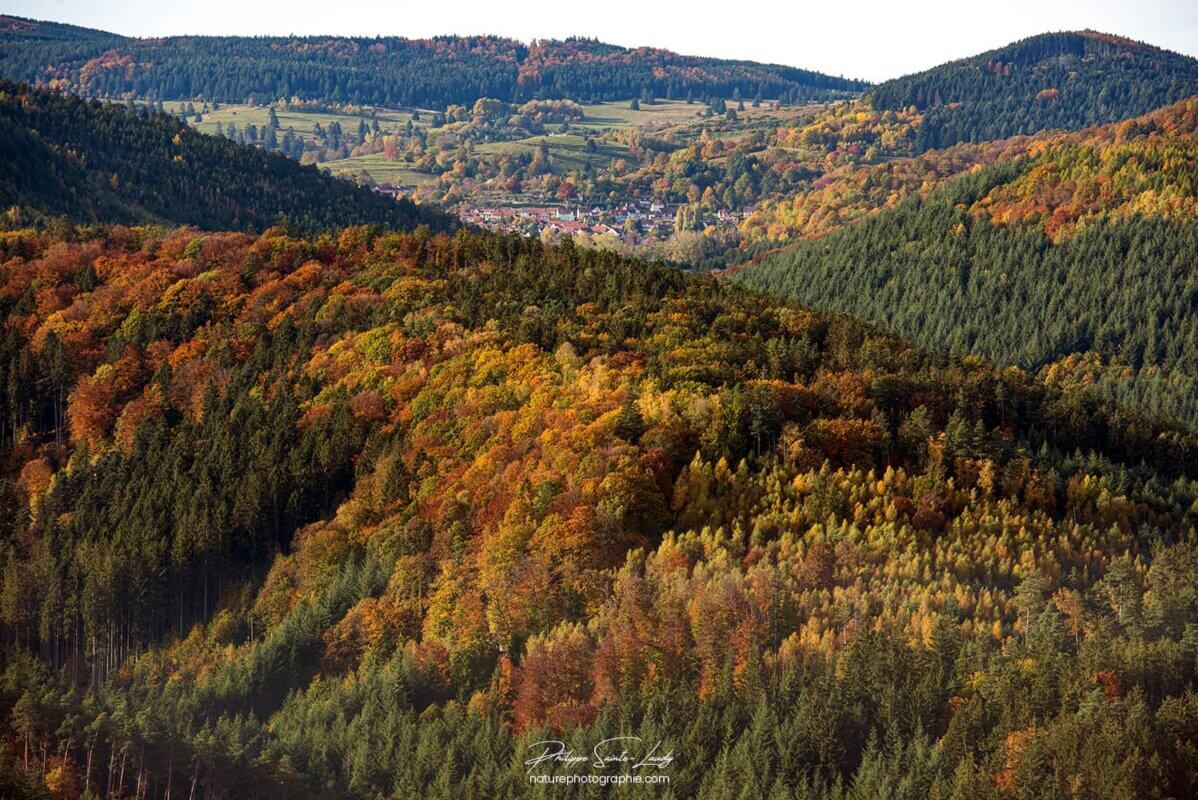 Le village de Klingenthal en automne