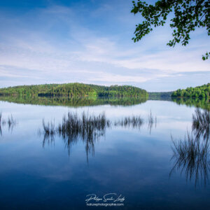 A Blue Moment in Time Reflet bleu à Pierre-Percée