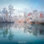 Un lac en hiver