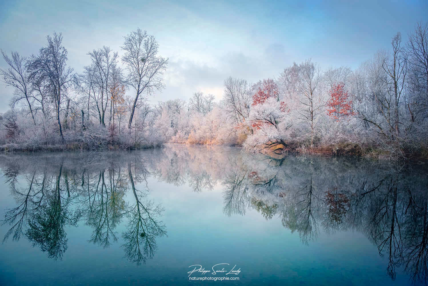 Un lac en hiver