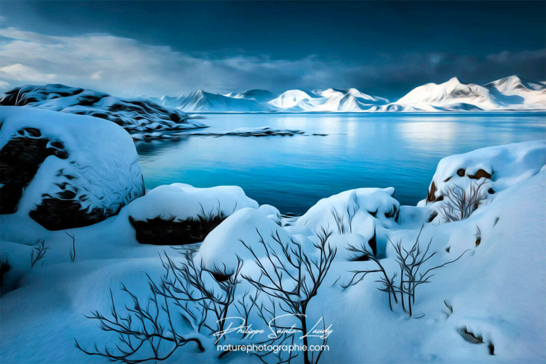 Paintography - Painterly - Fjord Norvégien