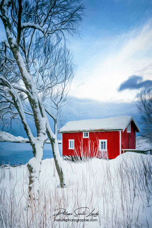 Paintography - Painterly - Rorbu en Norvège
