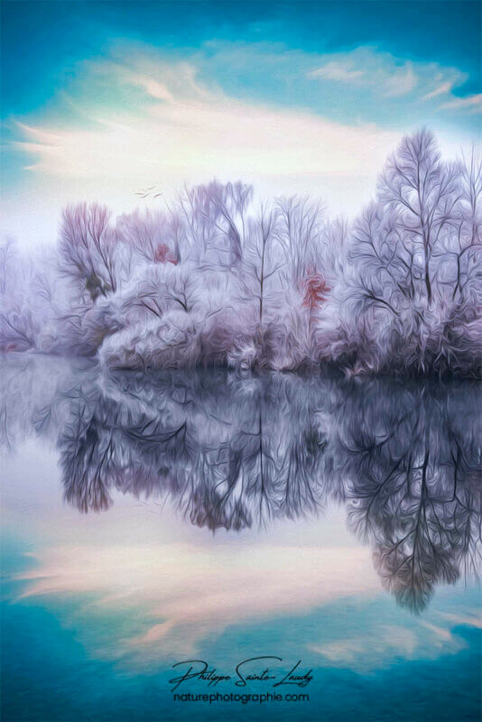 Paintography - Painterly - Paysage d'hiver