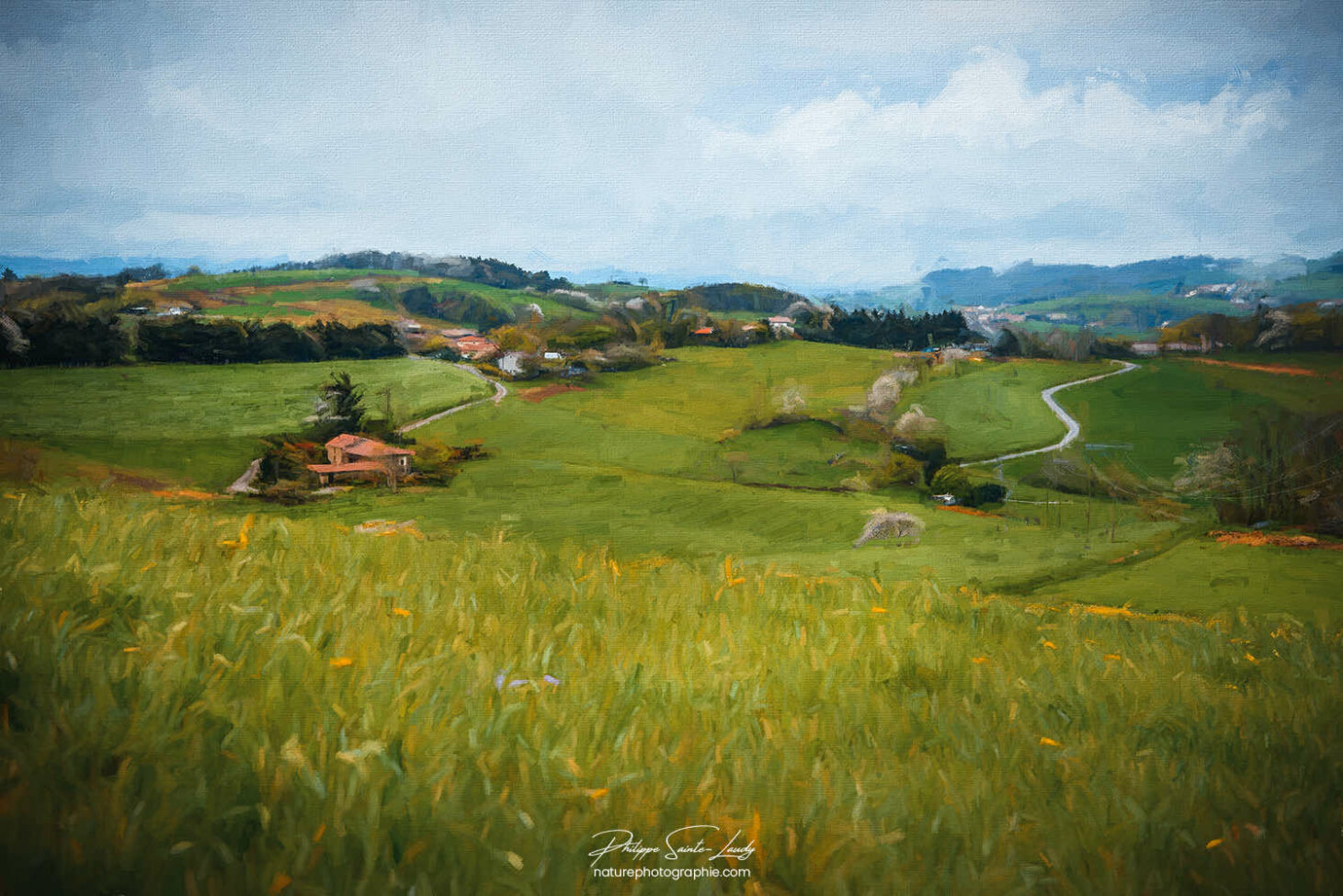 Paintography d'un paysage