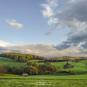 Fin de journée sur les Monts du Lyonnais