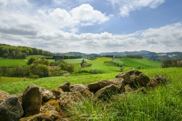 Nuages d'été sur les Monts du Lyonnais