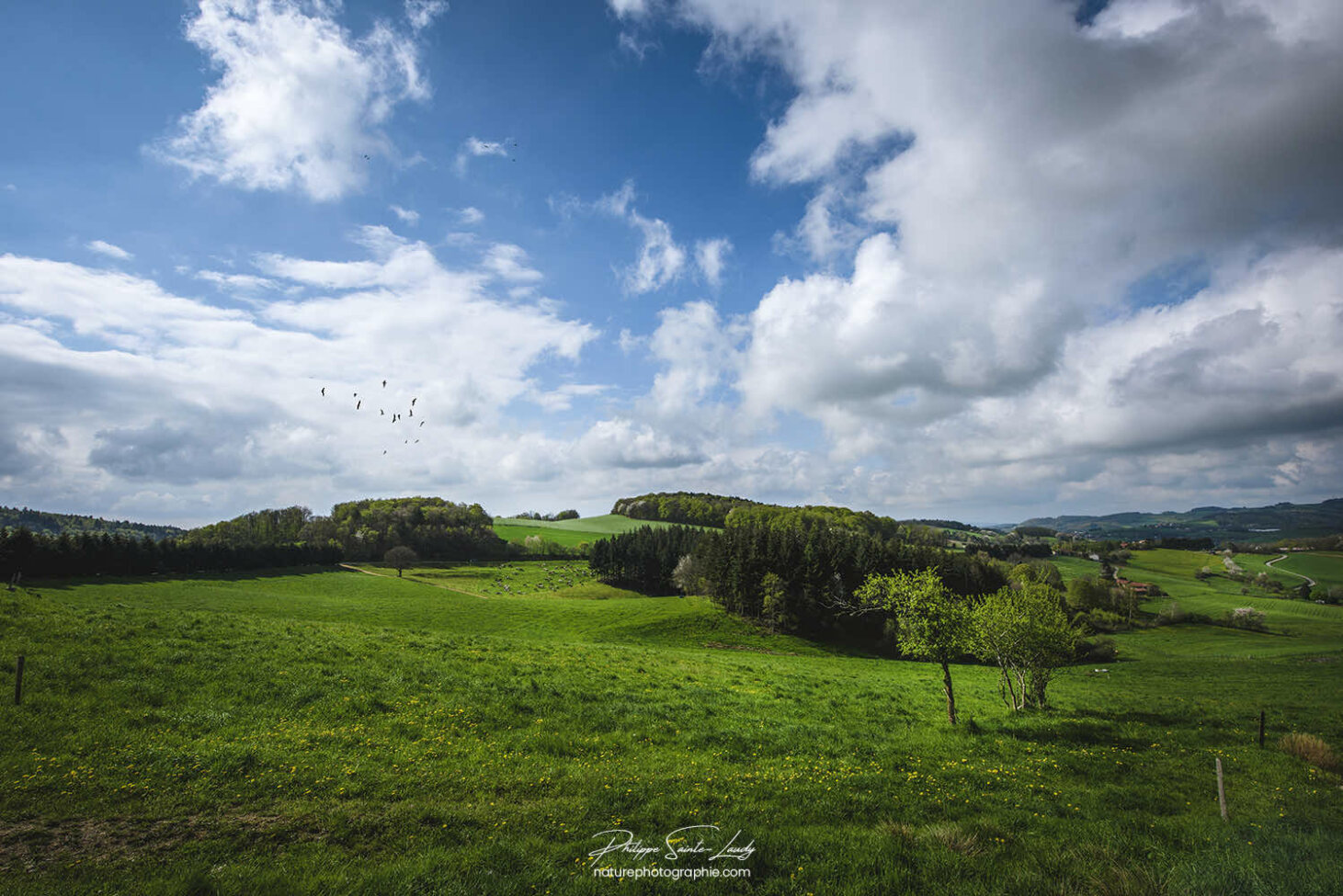 Nuages sur les Monts du Lyonnais