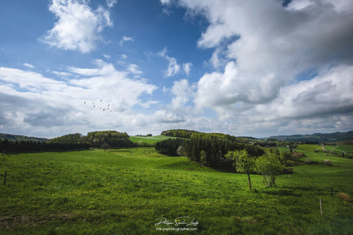 Nuages sur les Monts du Lyonnais