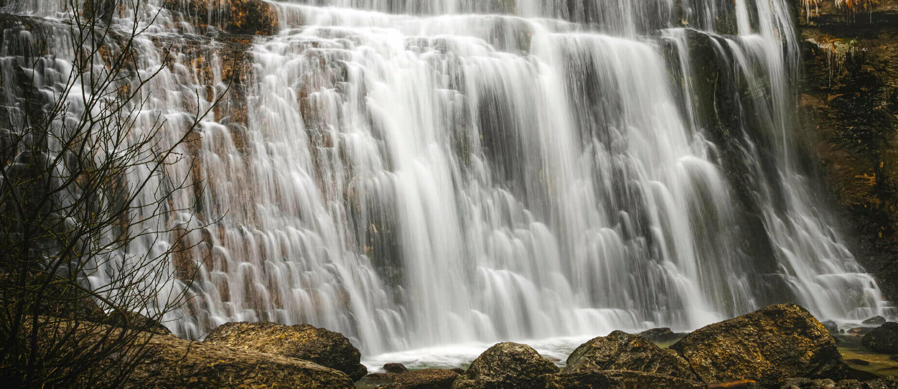 Cascade de l'éventail - Jura