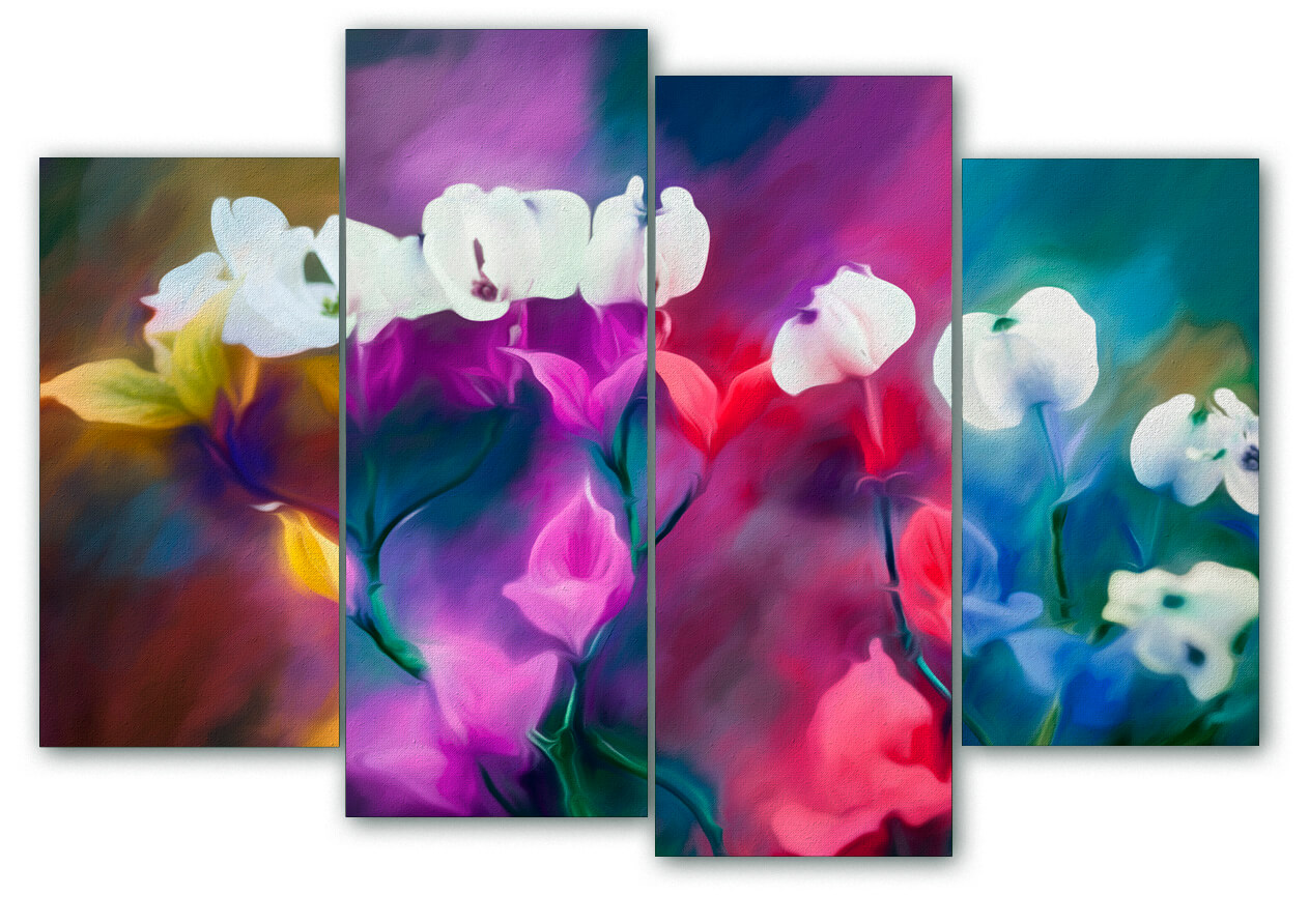 Variations de couleurs en paintographie moderne