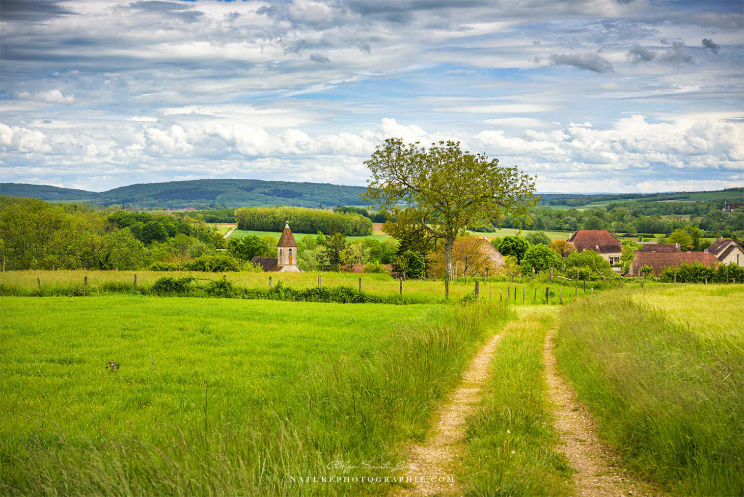Chemin vers un village