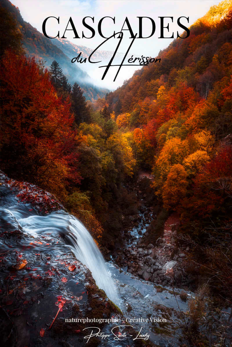 Cascade de l'éventail Du haut de la cascade de l'éventail