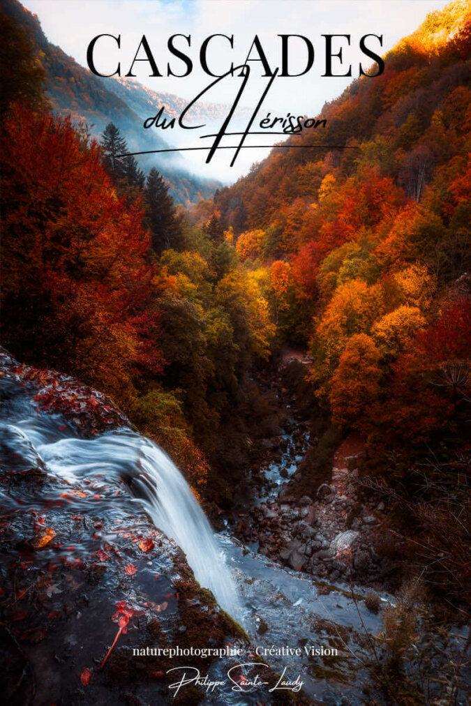 Les Cascades du Hérisson en automne