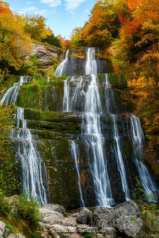 La cascade de l'éventail - Cascade du Hérisson - Jura