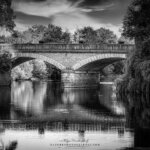 Pont de Pesme en noir et blanc